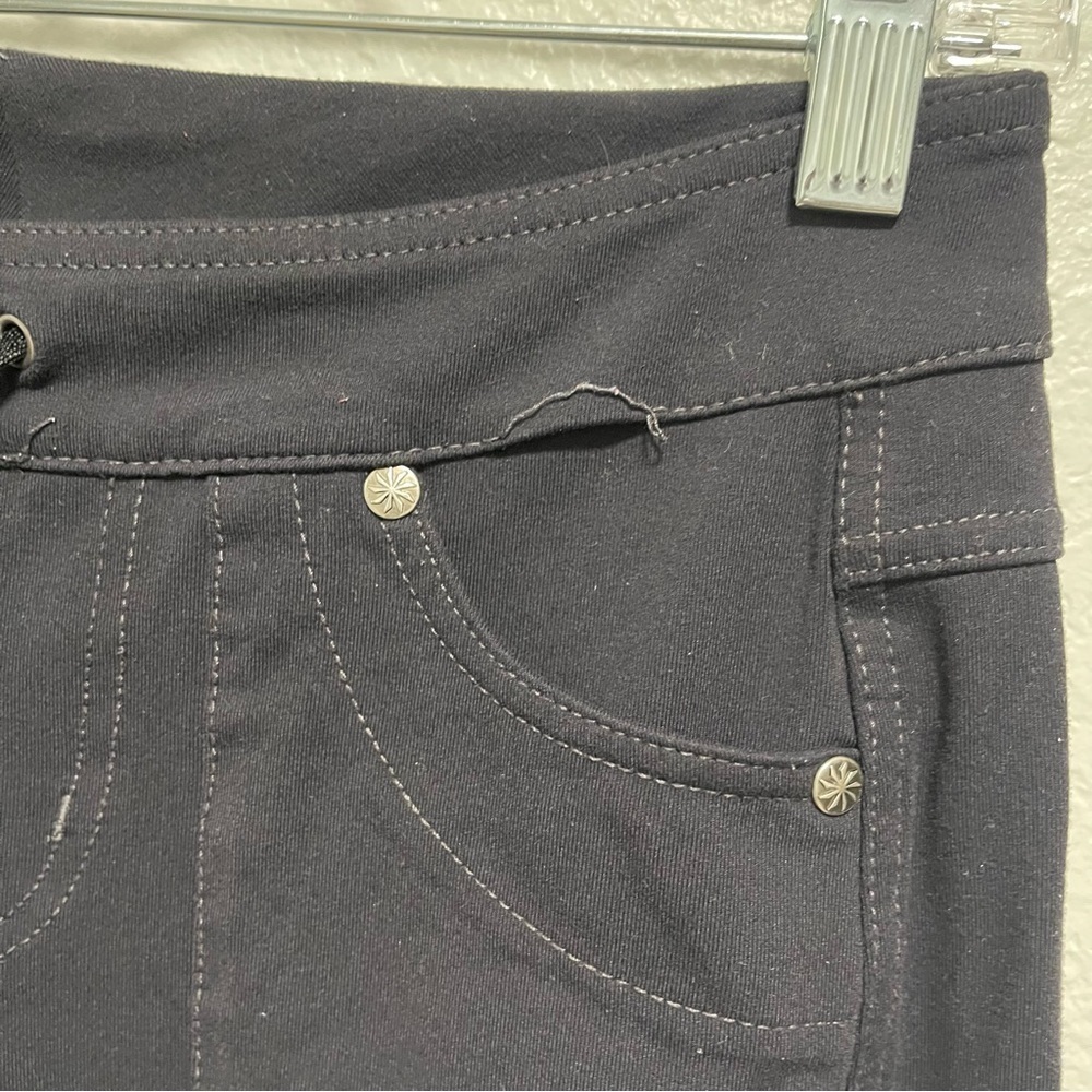 Athleta Black Bettona Boyfriend Pant Relaxed fit, Mid-rise, Relaxed Leg Size XXS - Picture 4 of 8